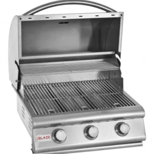 Blaze 25" Prelude LBM Built-In Grill Head - 3 Burner - BLZ-3LBM