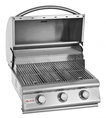Blaze 25" Prelude LBM Built-In Grill Head - 3 Burner - BLZ-3LBM