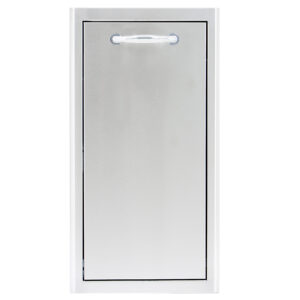 Blaze 14" Stainless Steel Narrow Roll-Out Trash Storage Drawer - BLZ-TRNW-DRW-H